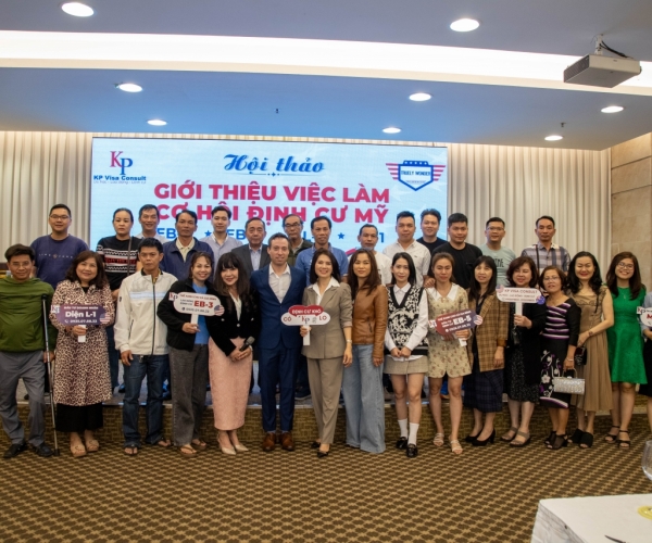 HỘI THẢO “GIỚI THIỆU VIỆC LÀM, CƠ HỘI ĐỊNH CƯ MỸ” LẤY THẺ XANH CHO CẢ GIA ĐÌNH